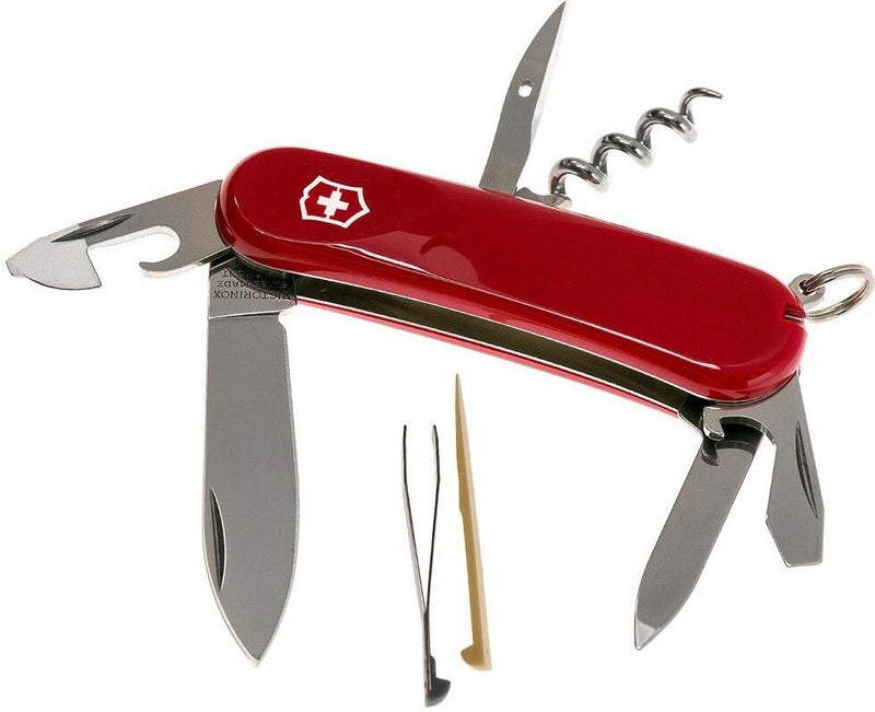 Victorinox Swiss Army Evolution 10 Pocket Knife Stainless Implements With Screwdriver Red Handle 23803EX4 -Victorinox - Survivor Hand Precision Knives & Outdoor Gear Store