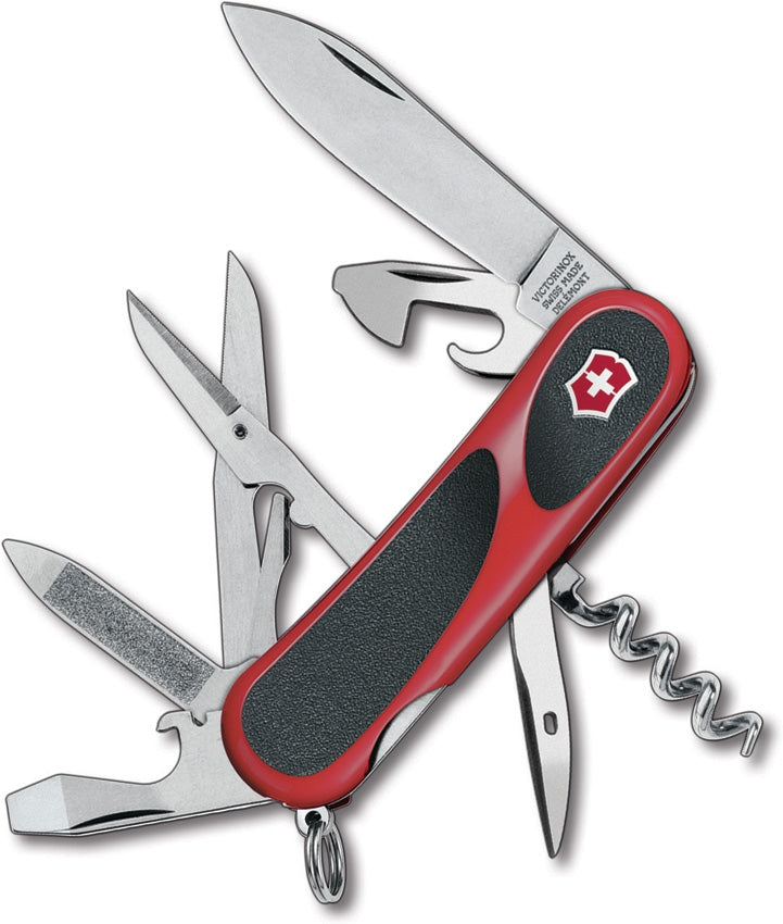 Victorinox Swiss Army Evolution Grip 14 Pocket Knife Stainless Implements With Scissors Nylon Handle 23903CX4 -Victorinox - Survivor Hand Precision Knives & Outdoor Gear Store