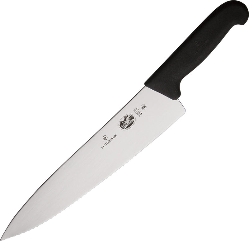 Victorinox Sandwich Fixed Knife 10" Stainless Steel Blade Black Fibrox Handle HSF031 -Victorinox - Survivor Hand Precision Knives & Outdoor Gear Store