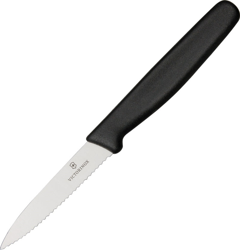 Victorinox Paring Fixed Knife 3.25" Stainless Steel Blade Black Nylon Handle 53033SX1 -Victorinox - Survivor Hand Precision Knives & Outdoor Gear Store