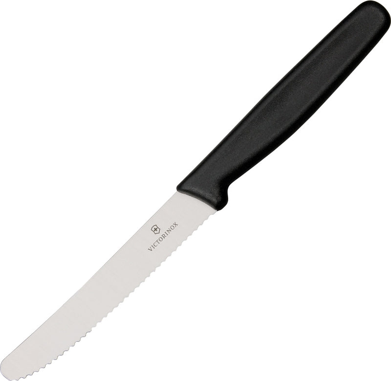 Victorinox Steak Fixed Knife 4.5" Stainless Steel Blade Black Nylon Handle VN50833SX2 -Victorinox - Survivor Hand Precision Knives & Outdoor Gear Store