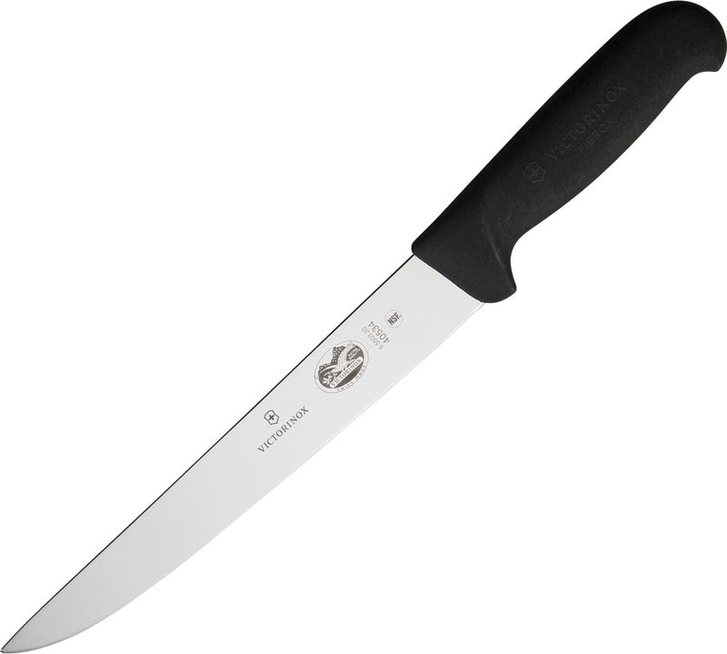 Victorinox Flank Fixed Knife 8" Stainless Steel Blade Black Fibrox Handle VN5550320 -Victorinox - Survivor Hand Precision Knives & Outdoor Gear Store