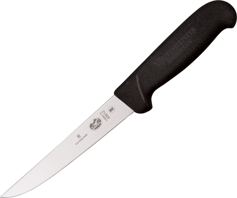 Victorinox Boning Fixed Knife 6" Stainless Steel Blade Black Fibrox Handle VN5600315 -Victorinox - Survivor Hand Precision Knives & Outdoor Gear Store