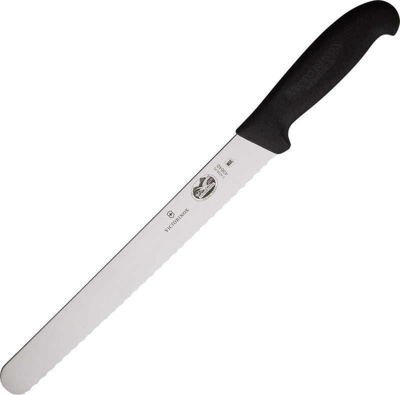 Victorinox Slicer Fixed Knife 10" Stainless Steel Blade Black Fibrox Handle VN5423325 -Victorinox - Survivor Hand Precision Knives & Outdoor Gear Store