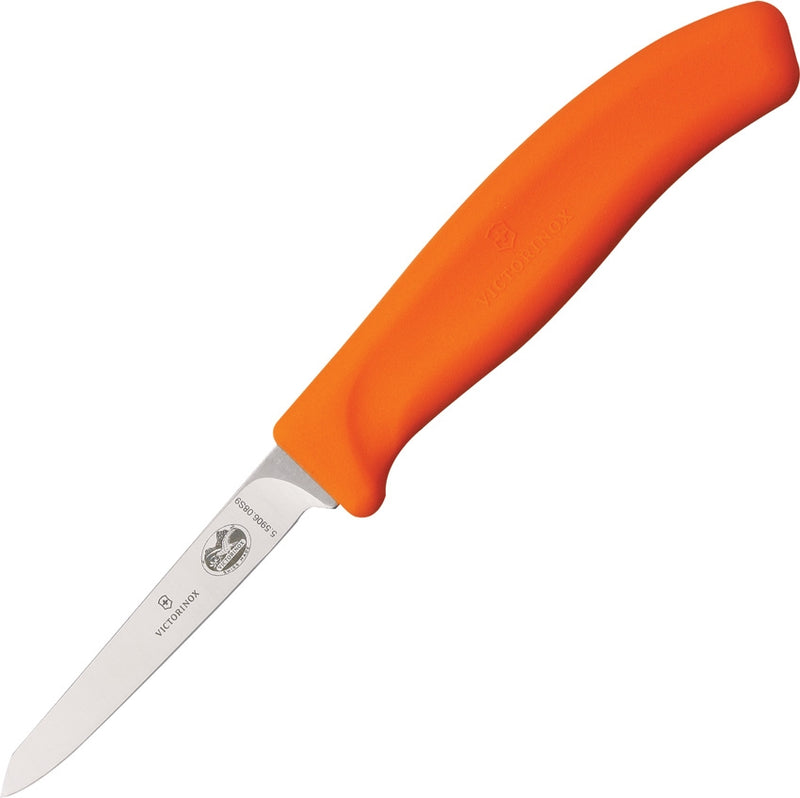 Victorinox Vent Boning Poultry Knife 3 3/8" Stainless Blade Orange Nylon Handle VN5590608S9 -Victorinox - Survivor Hand Precision Knives & Outdoor Gear Store