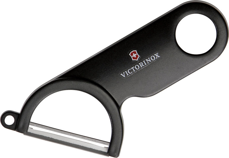 Victorinox Swiss Peeler Fixed Knife Stainless Steel Blade Black Composition Handle 760733 -Victorinox - Survivor Hand Precision Knives & Outdoor Gear Store