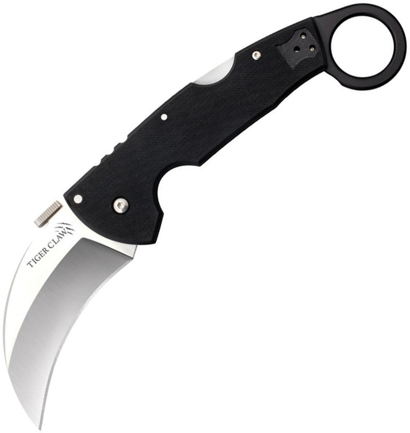 Cold Steel Tiger Claw Lockback Folding Knife 3" S35VN Steel Blade Black G10 Handle 22C -Cold Steel - Survivor Hand Precision Knives & Outdoor Gear Store