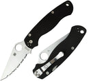 Spyderco Para Military 2 Folding Knife CPM S30V Steel Blade Black G10 Handle 81GS2 -Spyderco - Survivor Hand Precision Knives & Outdoor Gear Store