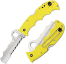 Spyderco Assist Salt 3.75" Part Serrated H1 Steel Blade w/Safety Tip Yellow FRN Handle 79PSYL -Spyderco - Survivor Hand Precision Knives & Outdoor Gear Store