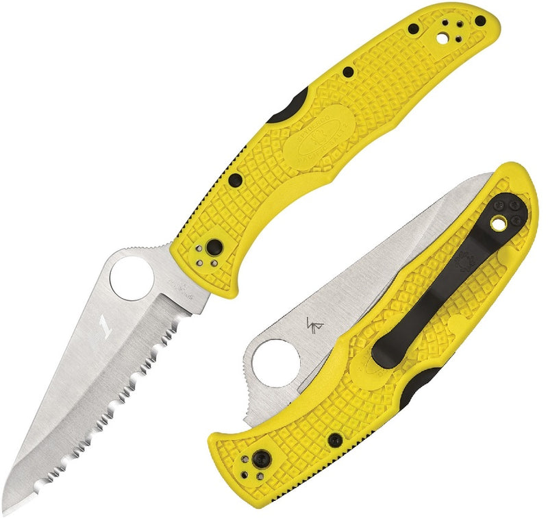 Spyderco Pacific Salt 2 Lockback Folding Knife 3.75" H1 Steel Blade FRN Handle 91SYL2 -Spyderco - Survivor Hand Precision Knives & Outdoor Gear Store