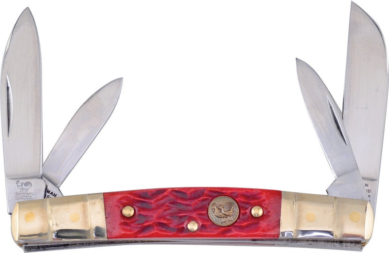 Hen & Rooster Congress Pocket Knife Stainless Steel Blades Pick Bone Handle 324CORPB -Hen & Rooster - Survivor Hand Precision Knives & Outdoor Gear Store