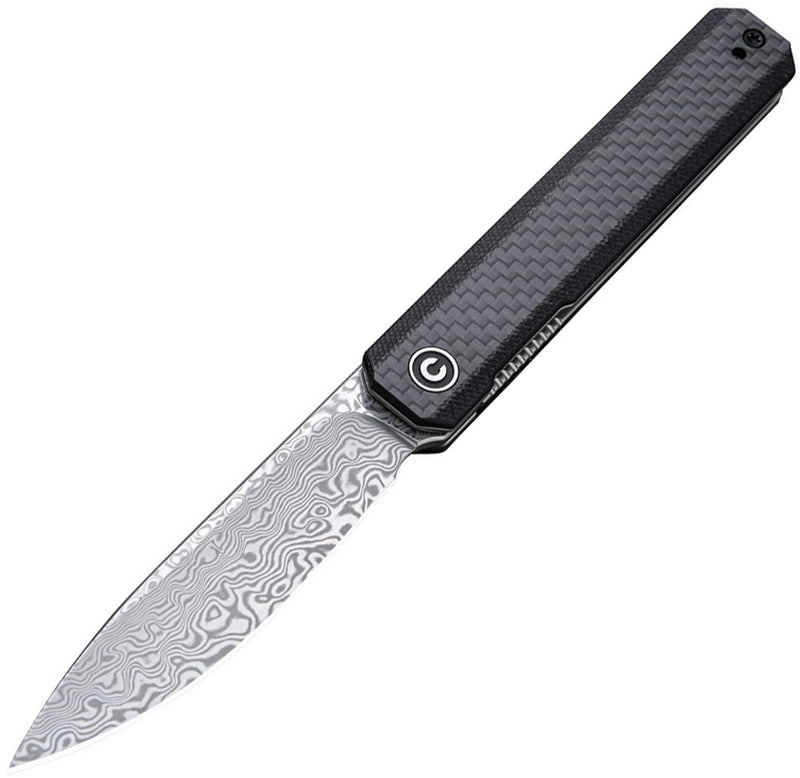 Civivi Exarch Linerlock Folding Knife 3.25" Damascus Steel Blade G10/Carbon Fiber Handle C2003DS1 -Civivi - Survivor Hand Precision Knives & Outdoor Gear Store