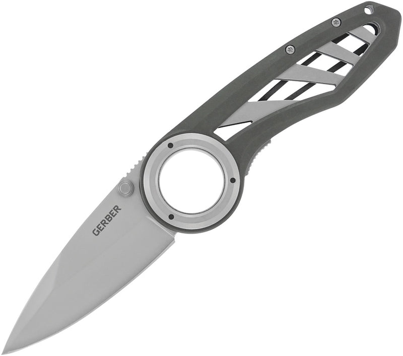 Gerber Remix Liner Folding Knife 3" 7Cr17MoV Steel Blade Gray Aluminum Handle 41968 -Gerber - Survivor Hand Precision Knives & Outdoor Gear Store