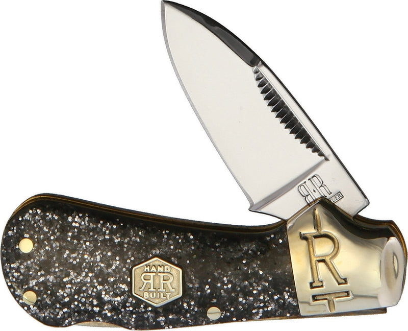 Rough Ryder Cub Lockback Folding Knife 1.25" Stainless Steel Blade Glitter Acrylic Handle 2011 -Rough Ryder - Survivor Hand Precision Knives & Outdoor Gear Store