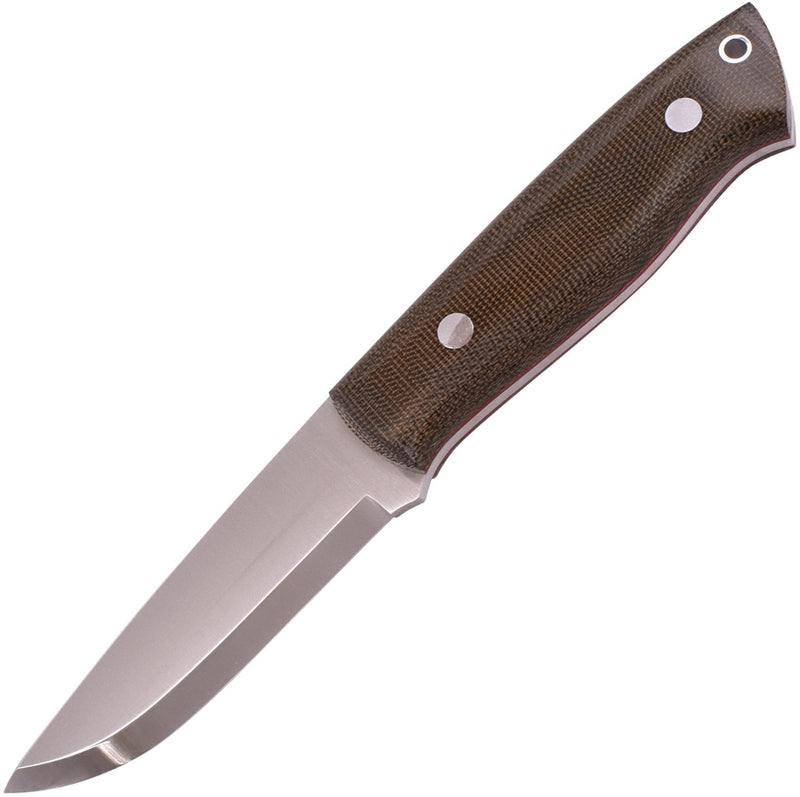 Brisa Trapper 95 Knife 3.75" Elmax Steel Scandi Grind Blade Green Micarta Handle 071 -Brisa - Survivor Hand Precision Knives & Outdoor Gear Store