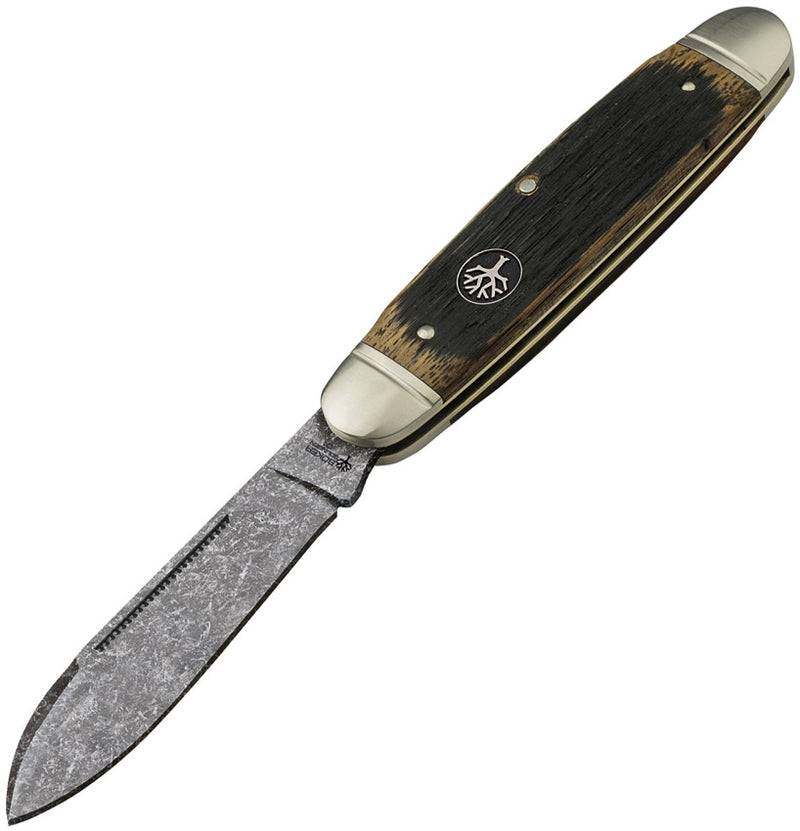 Boker Schloss Burg Club Folding Knife O1 Steel Spear Blade Oak Wood Handle 113909 -Boker - Survivor Hand Precision Knives & Outdoor Gear Store