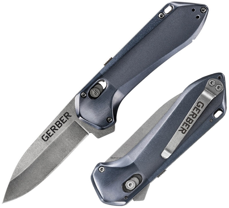 Gerber Highbrow Pivot Lock Folding Knife 2.88" 7Cr17MoV Steel Blade Aluminum Handle 1639 -Gerber - Survivor Hand Precision Knives & Outdoor Gear Store