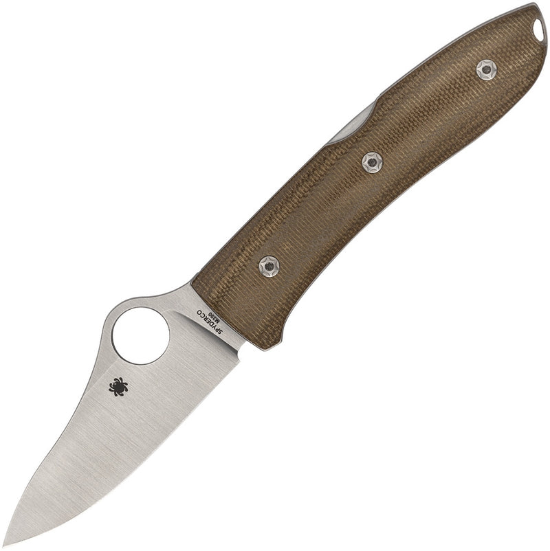 Spyderco SpyOpera Lockback Folding Knife 2.88" M390 Steel Blade Micarta Handle 255CMP -Spyderco - Survivor Hand Precision Knives & Outdoor Gear Store