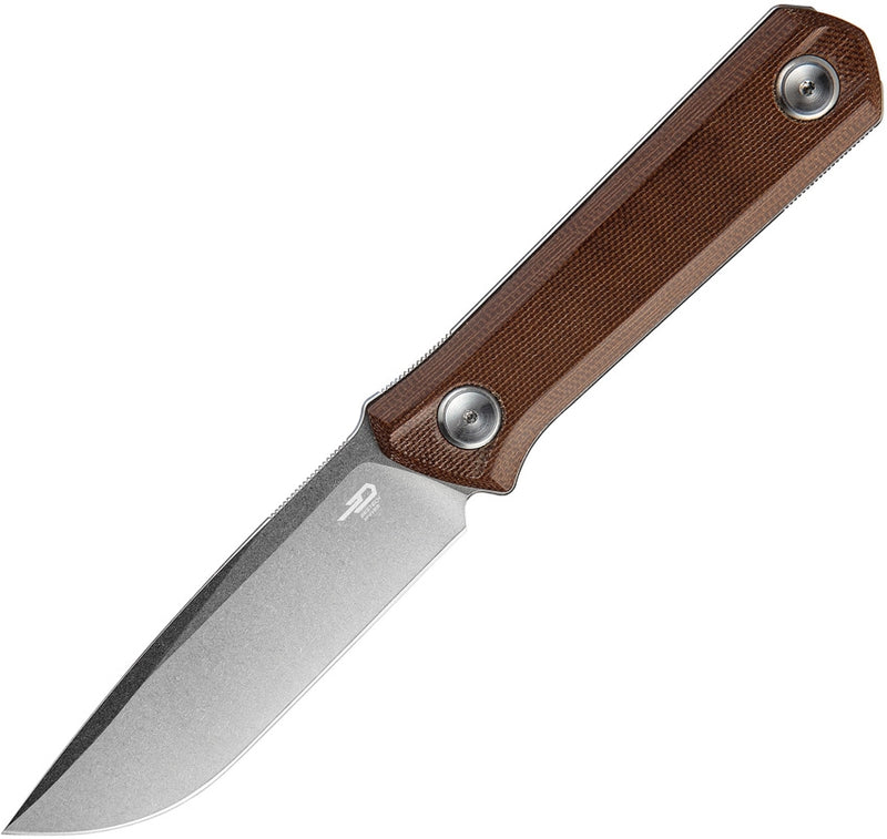 Bestech Hedron Fixed Knife 3.75" D2 Tool Steel Full Tang Blade Micarta Handle F02D -Bestech Knives - Survivor Hand Precision Knives & Outdoor Gear Store