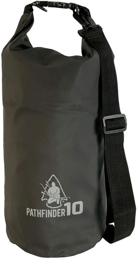 Pathfinder 10L Dry Bag Waterproof And Shoulder Carry Black 500D PVC Construction 035 -Pathfinder - Survivor Hand Precision Knives & Outdoor Gear Store