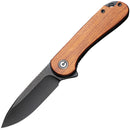 Civivi Elementum Linerlock Folding Knife 2.96" D2 Tool Steel Blade Cuibourtia Wood Handle C907U -Civivi - Survivor Hand Precision Knives & Outdoor Gear Store