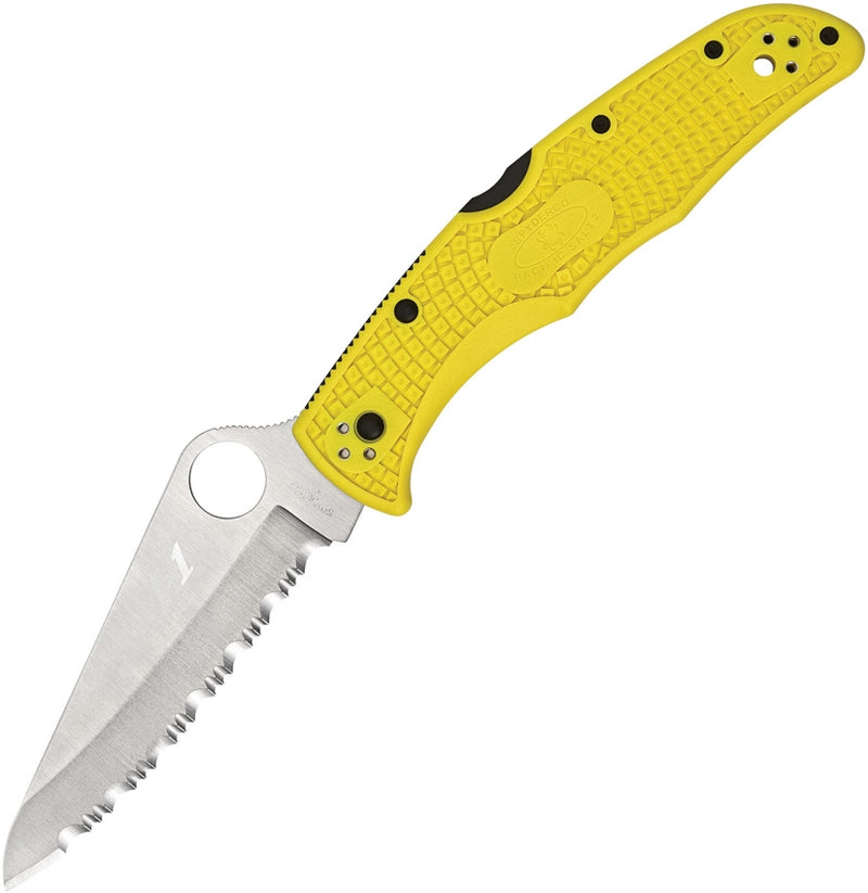 Spyderco Pacific Salt 2 Lockback Folding Knife 3.75" H1 Steel Blade FRN Handle 91SYL2 -Spyderco - Survivor Hand Precision Knives & Outdoor Gear Store