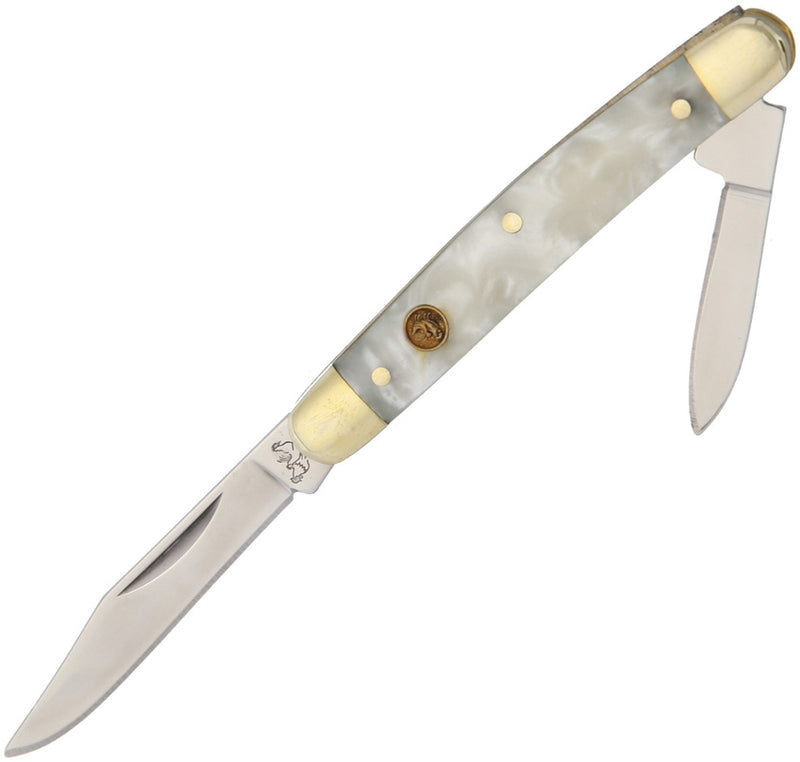 Hen & Rooster Pocket Knife Stainless Steel Clip/Pen Blades Cracked Ice Celluloid Handle 302CI -Hen & Rooster - Survivor Hand Precision Knives & Outdoor Gear Store