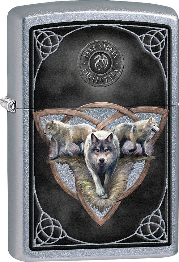 Zippo Wolf Lighter Windproof Refillable All Metal Construction Made In USA 15282 -Zippo - Survivor Hand Precision Knives & Outdoor Gear Store