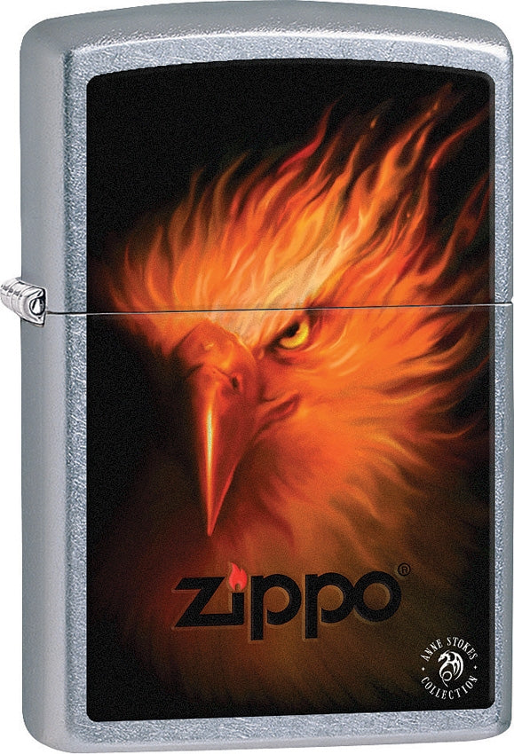 Zippo Lighter Firebird Dimensions: 1.44" x 2.25" Street Chrome Construction Made In USA 15281 -Zippo - Survivor Hand Precision Knives & Outdoor Gear Store