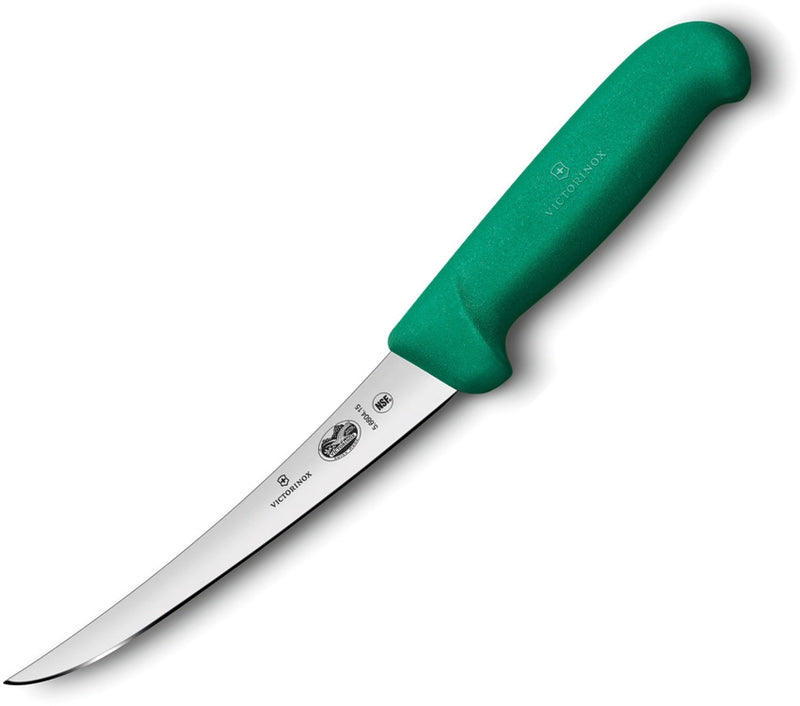 Victorinox Boning Knife 6" Semi-Stiff Stainless Steel Blade Green Synthetic Handle 5660415 -Victorinox - Survivor Hand Precision Knives & Outdoor Gear Store