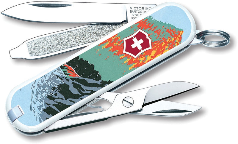 Victorinox Classic Great Smoky Pocket Knife Tools Include Scissors ABS Handle 55481 -Victorinox - Survivor Hand Precision Knives & Outdoor Gear Store