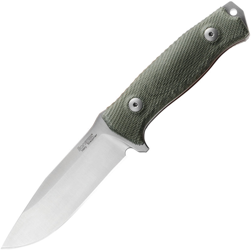 LionSTEEL M5 Fixed Knife 4.5" Sleipner Tool Steel Blade Green Canvas Micarta Handle TM5CVG -LionSTEEL - Survivor Hand Precision Knives & Outdoor Gear Store