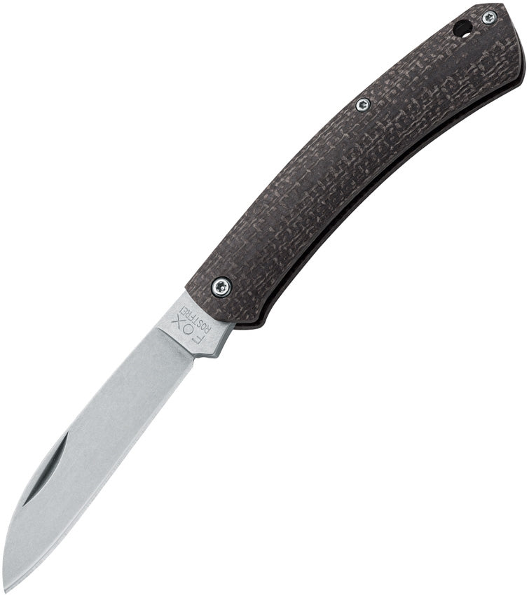 Fox Nauta Slip Joint Folding Knife 3.25" 420C Steel Blade Canvas Micarta Handle 230MIBI -Fox - Survivor Hand Precision Knives & Outdoor Gear Store