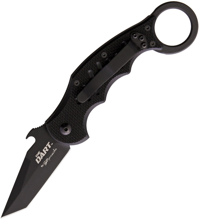 Fox Dart Karambit Folding Knife 2.5" Bohler N690 Steel Blade Black G10 Handle 597DART -Fox - Survivor Hand Precision Knives & Outdoor Gear Store