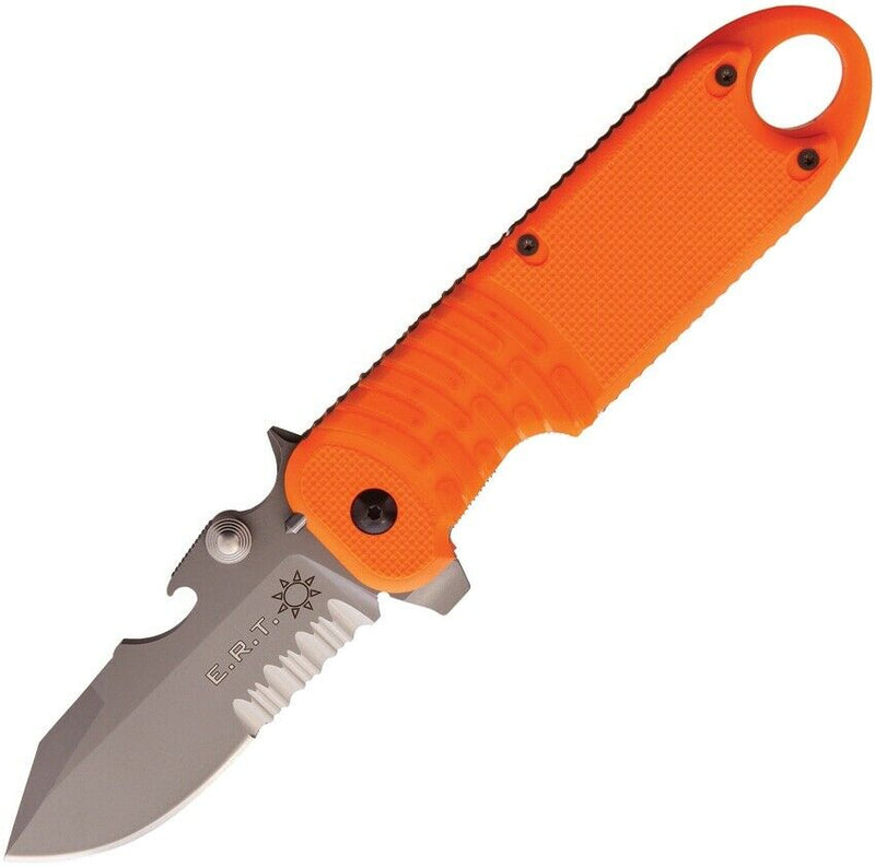 Fox ERT Rescue Linerlock Folding Knife 3" N690 Steel Blade Orange G10 Handles 213SS -Fox - Survivor Hand Precision Knives & Outdoor Gear Store