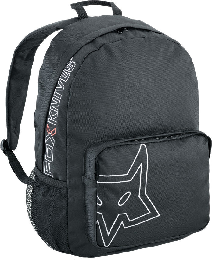 Fox Backpack Black 600D Polyester Construction Dimensions: 15.75" x 15.35" ZF01 -Fox - Survivor Hand Precision Knives & Outdoor Gear Store