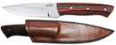 Fox Puukox Fixed Knife 4.25" Stainless Steel Full Tang Blade Brown Wood Handle CT2606 -Fox - Survivor Hand Precision Knives & Outdoor Gear Store