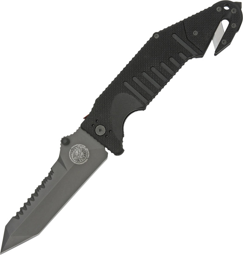 Fox RCST Folgore Folding Knife N690Co Cobalt Vanadium Steel Blade Black G10 Handle RCST01 -Fox - Survivor Hand Precision Knives & Outdoor Gear Store