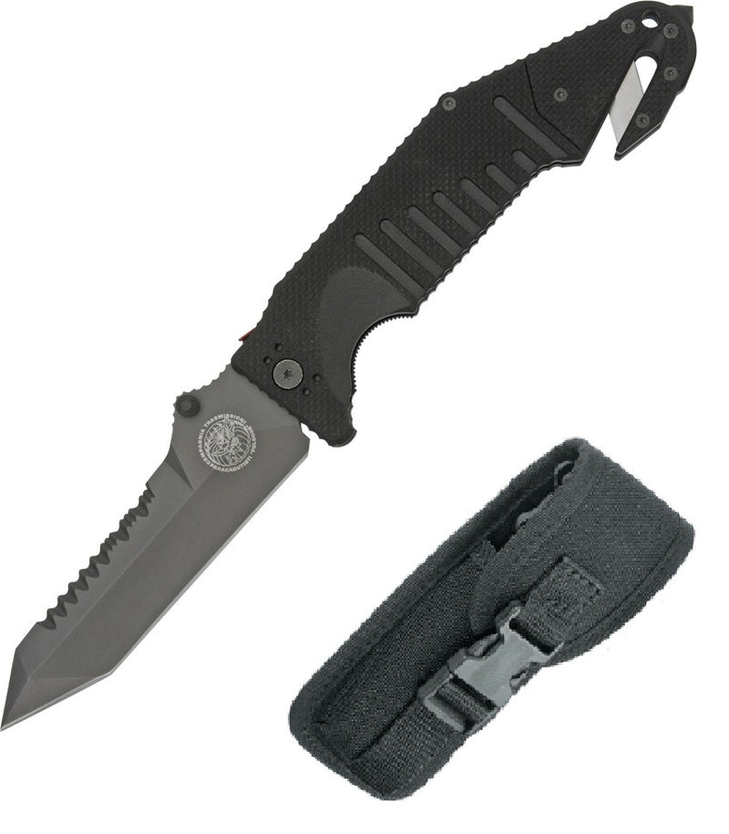 Fox RCST Folgore Folding Knife N690Co Cobalt Vanadium Steel Blade Black G10 Handle RCST01 -Fox - Survivor Hand Precision Knives & Outdoor Gear Store