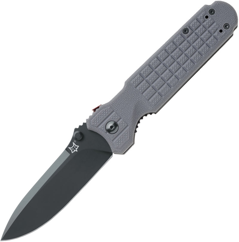 Fox Predator II Linerlock Folding Knife 3.75" Bohler N690 Steel Blade Gray G10 Handle 446GR -Fox - Survivor Hand Precision Knives & Outdoor Gear Store