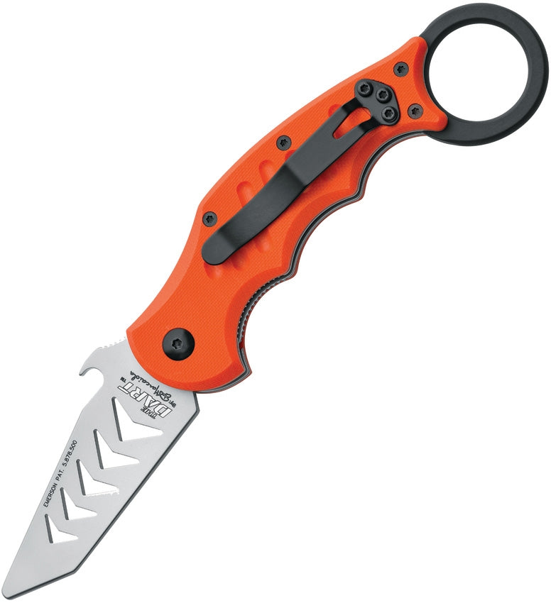 Fox Dart Trainer Folding Knife 2.5" UNSHARPENED 420C Steel Blade Orange G10 Handle 597TK -Fox - Survivor Hand Precision Knives & Outdoor Gear Store