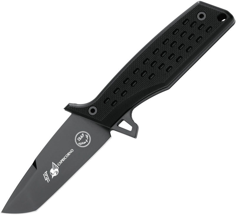 Fox N.E.R.O. Fixed Knife 4.25" Bohler N690 Steel Tanto Blade Black G10 Handle NR05TT49 -Fox - Survivor Hand Precision Knives & Outdoor Gear Store