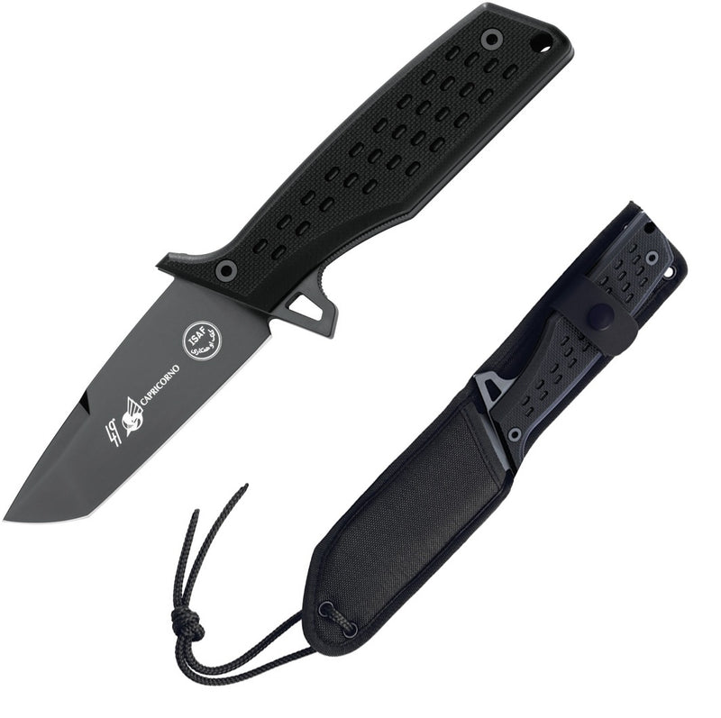 Fox N.E.R.O. Fixed Knife 4.25" Bohler N690 Steel Tanto Blade Black G10 Handle NR05TT49 -Fox - Survivor Hand Precision Knives & Outdoor Gear Store