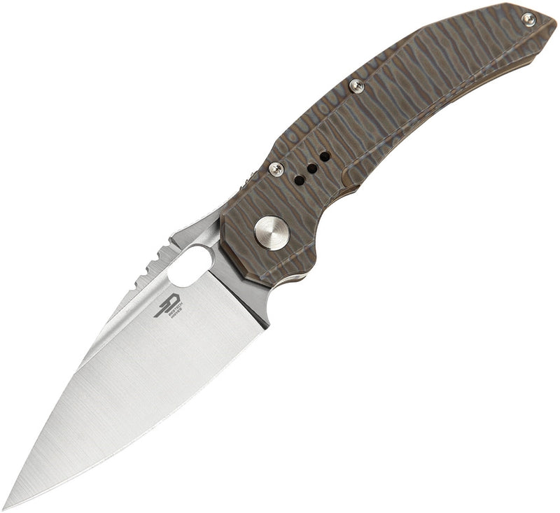 Bestech Knives Exploit Frame Folding Knife 3.13" S35VN Steel Blade Titanium Handle KT2005D -Bestech Knives - Survivor Hand Precision Knives & Outdoor Gear Store