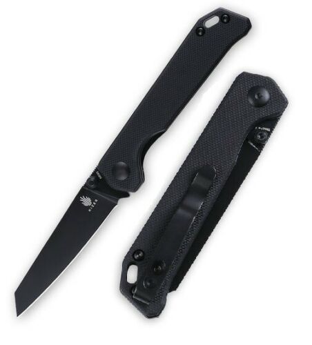 Kizer Cutlery Begleiter Mini Folding Knife 3" N690 Steel Blade Black G10 Handle V3458RN5 -Kizer Cutlery - Survivor Hand Precision Knives & Outdoor Gear Store