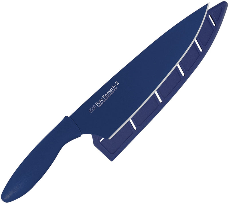 Kershaw Chefs Kitchen Knife 8" High Carbon Stainless Blade Blue Synthetic Handle 5076 -Kershaw - Survivor Hand Precision Knives & Outdoor Gear Store