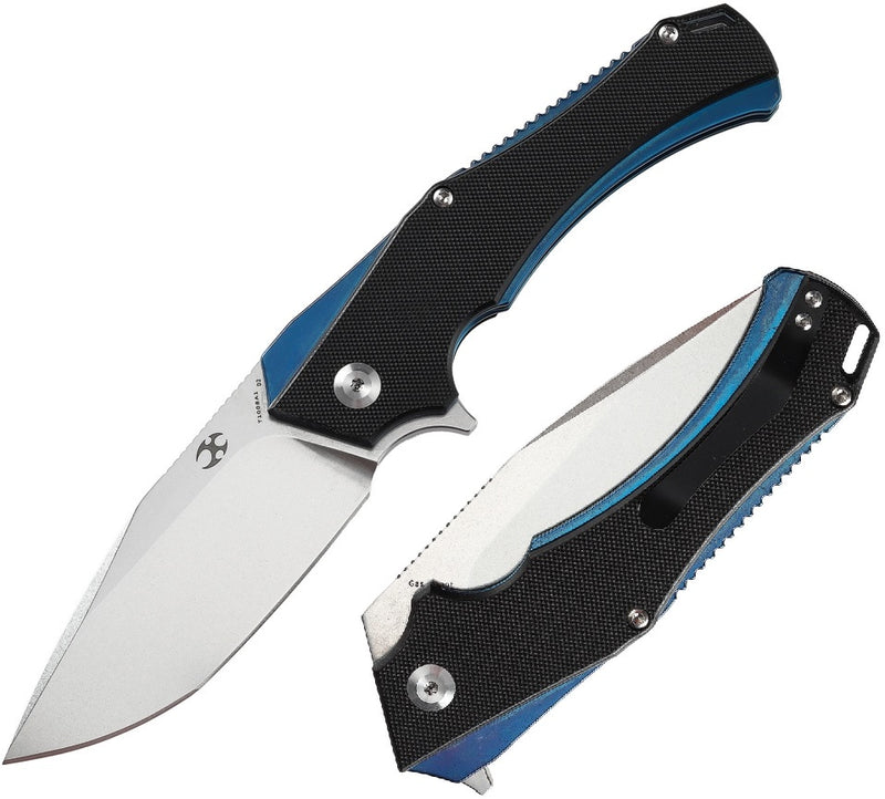 Kansept Knives Helix Folding Knife 3.60" D2 Steel Blade G10 And Stainless Handle 1008A1 -Kansept Knives - Survivor Hand Precision Knives & Outdoor Gear Store