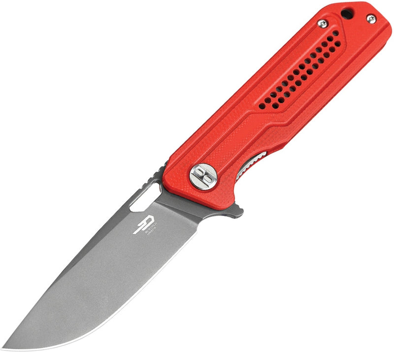 Bestech Knives Circuit Liner Folding Knife 3.25" K110 Tool Steel Blade Red G10 Handle G35C2 -Bestech Knives - Survivor Hand Precision Knives & Outdoor Gear Store