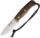 Joker Ember Bushcraft Fixed Knife 4" 14C28N Sandvik Steel Full Tang Blade Walnut Handle CN122 -Joker - Survivor Hand Precision Knives & Outdoor Gear Store
