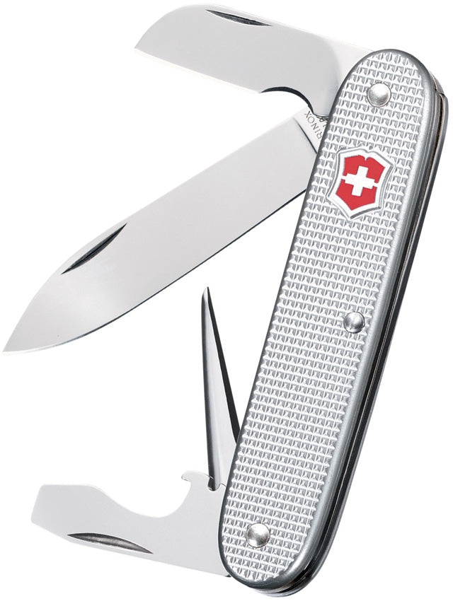 Victorinox Electrician Pocket Knife Stainless Steel Blades Aluminum Handle 0812026033X1 -Victorinox - Survivor Hand Precision Knives & Outdoor Gear Store